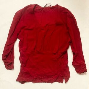 Elegant Red Women's Top